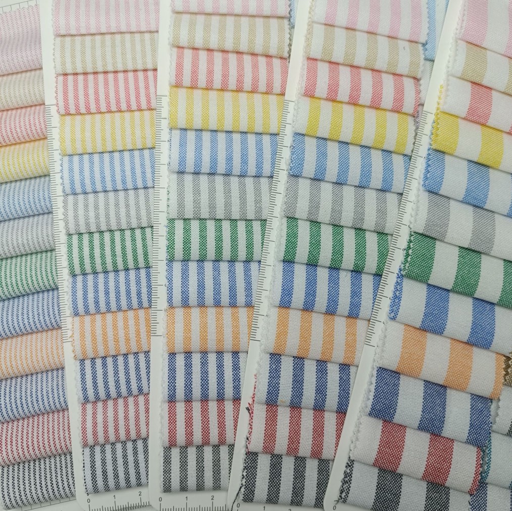 Seersucker fabric for custom beach shorts